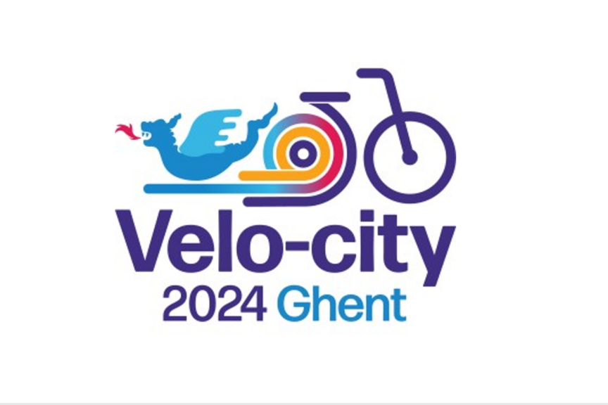 Velo-city Ghent Logo der Velo-city-Konferenz in Gent.